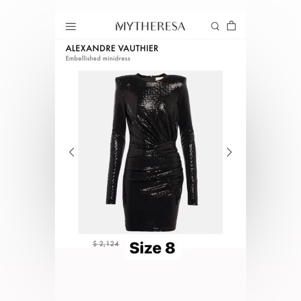 ALEXANDRE VAUTHIER
Embellished minidress